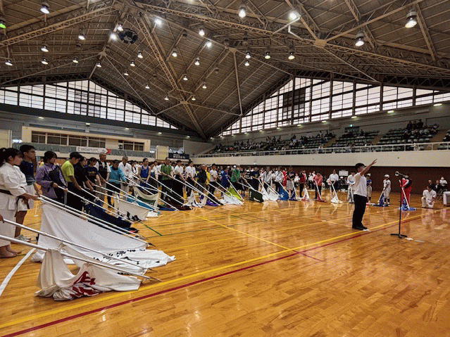 第79回西宮市民体育大会　選手宣誓桧垣俊忠さん（西宮市セーリング協会）