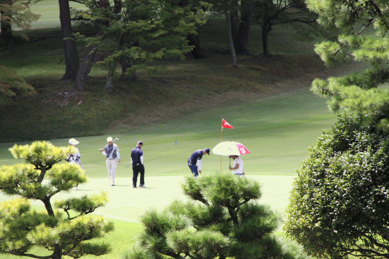 西宮市民ゴルフ大会第62回大会プレー風景