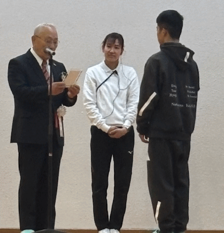 西宮市優秀選手賞受賞