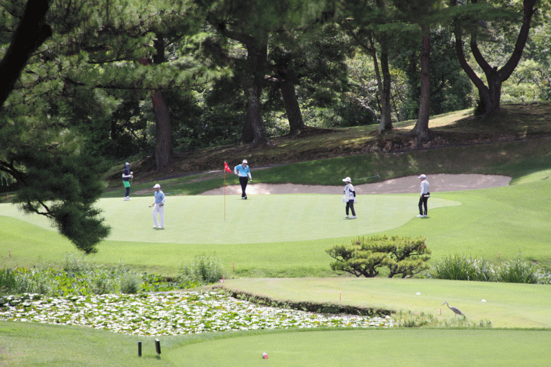 西宮市民ゴルフ大会第62回大会プレー風景